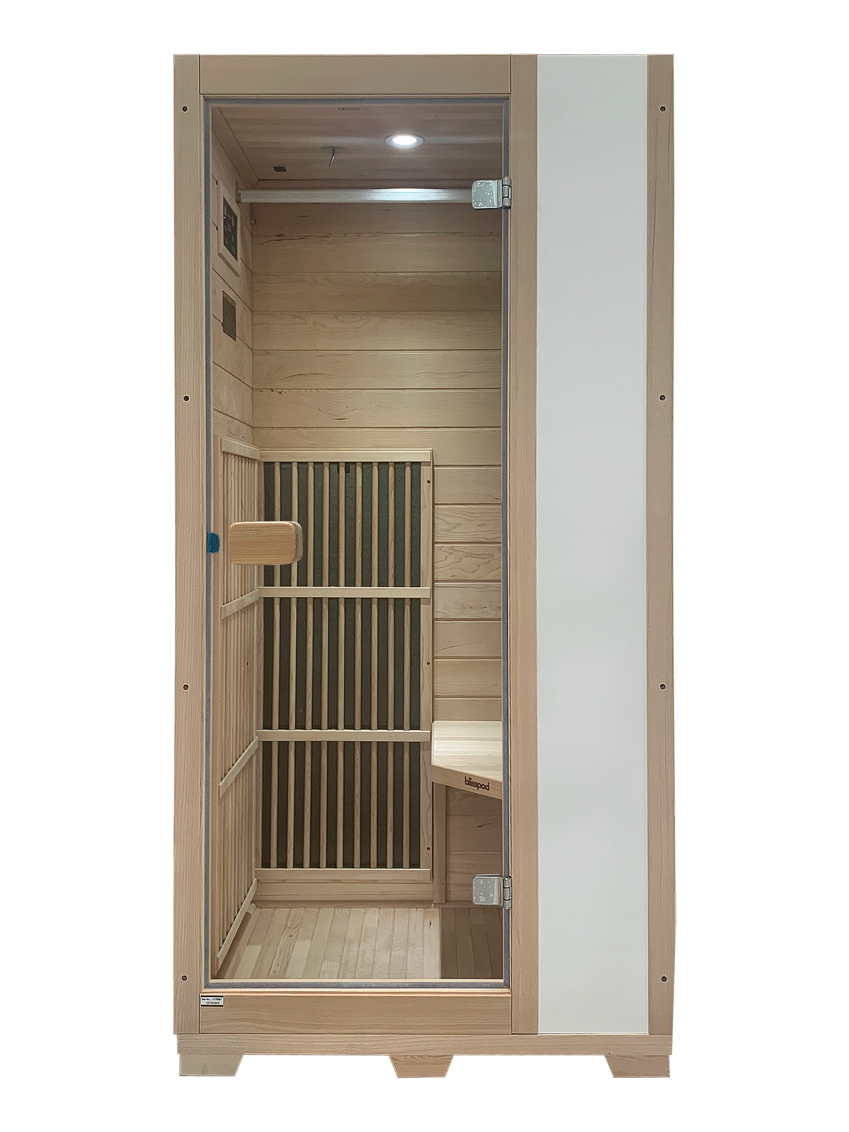 Blisspod | Vienna | Far Infrared Sauna | Canadian Hemlock Wood | Low EMF | 1 Person