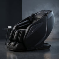 4D Massage Chair: Full Body Zero Gravity Massage Chair Full Body SL Track Chair Massage Black — Studio Shot