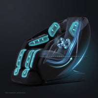 4D Massage Chair: Full Body Zero Gravity Massage Chair Full Body SL Track Chair Massage Black — How It Works