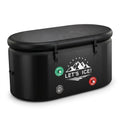 Inflatable Ice Bath Tub Designed for Athletes, 216-Gallon Capacity, Insulated Lid, Water Chiller Compatible
