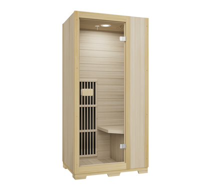 Blisspod | Vienna | Far Infrared Sauna | Canadian Hemlock Wood | Low EMF | 1 Person