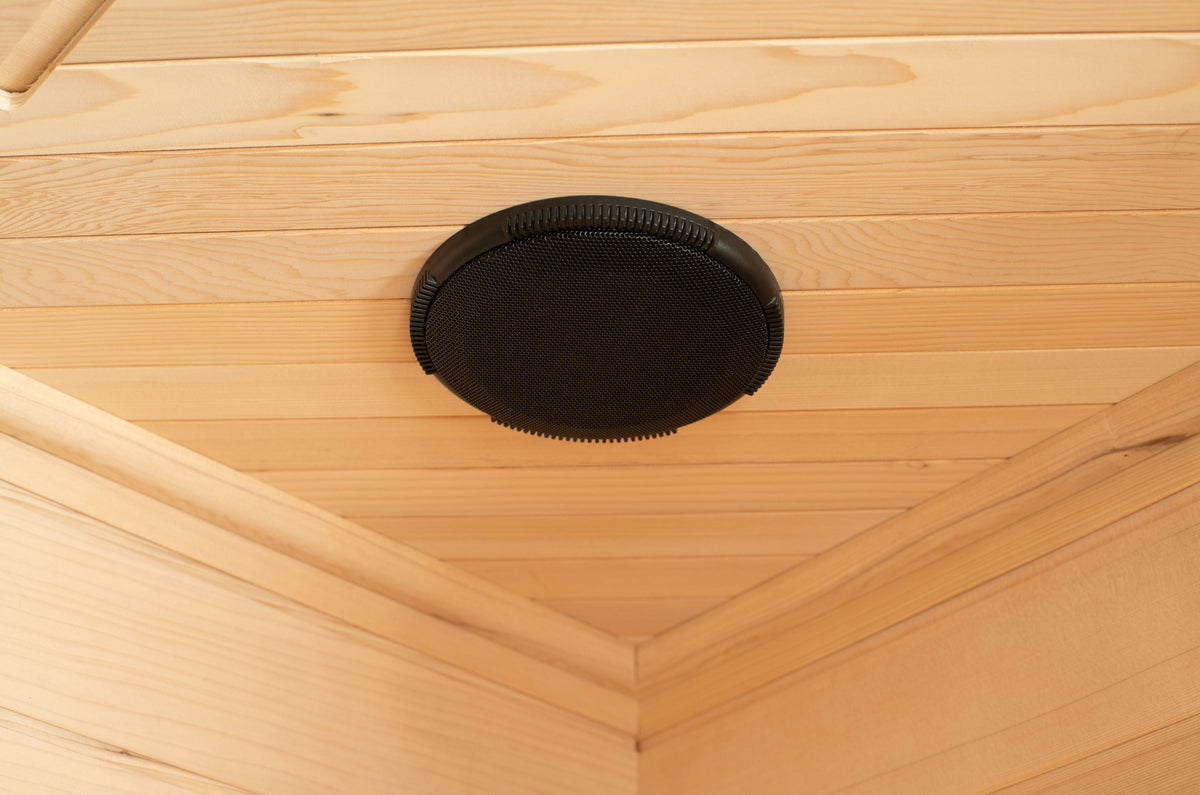Blisspod | Vienna | Corner Spacious Far Infrared Sauna | Canadian Hemlock Wood | Ultra Low EMF | 12 Heaters | 4-5 Persons